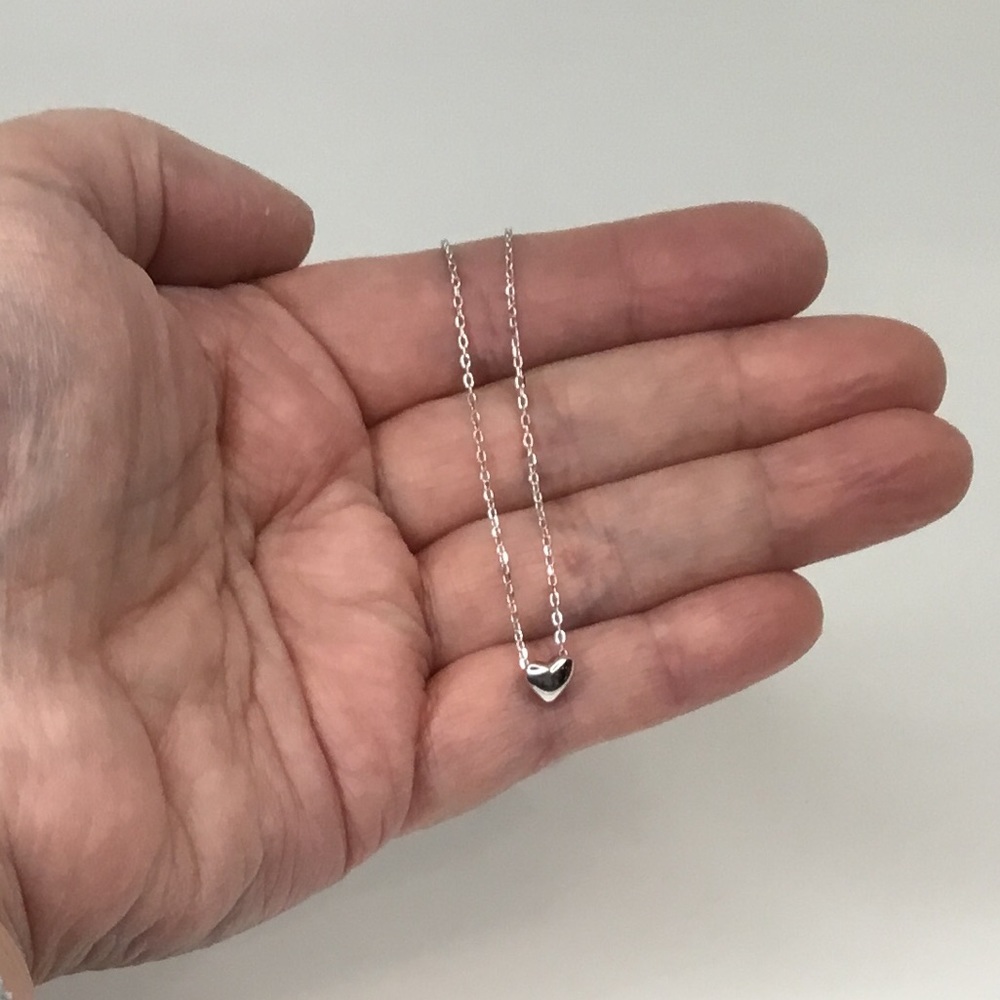 Sale $20 Firm! Sterling Silver Heart Necklace - Picture 10 of 16